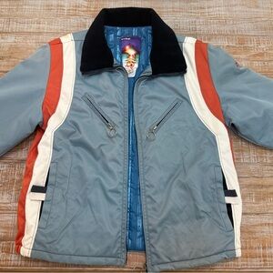 Diesel Blue and Red Retro Ski Jacket made in Italy 🇮🇹 RARE